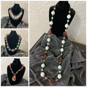 3/$15 Lot of fashion necklaces!